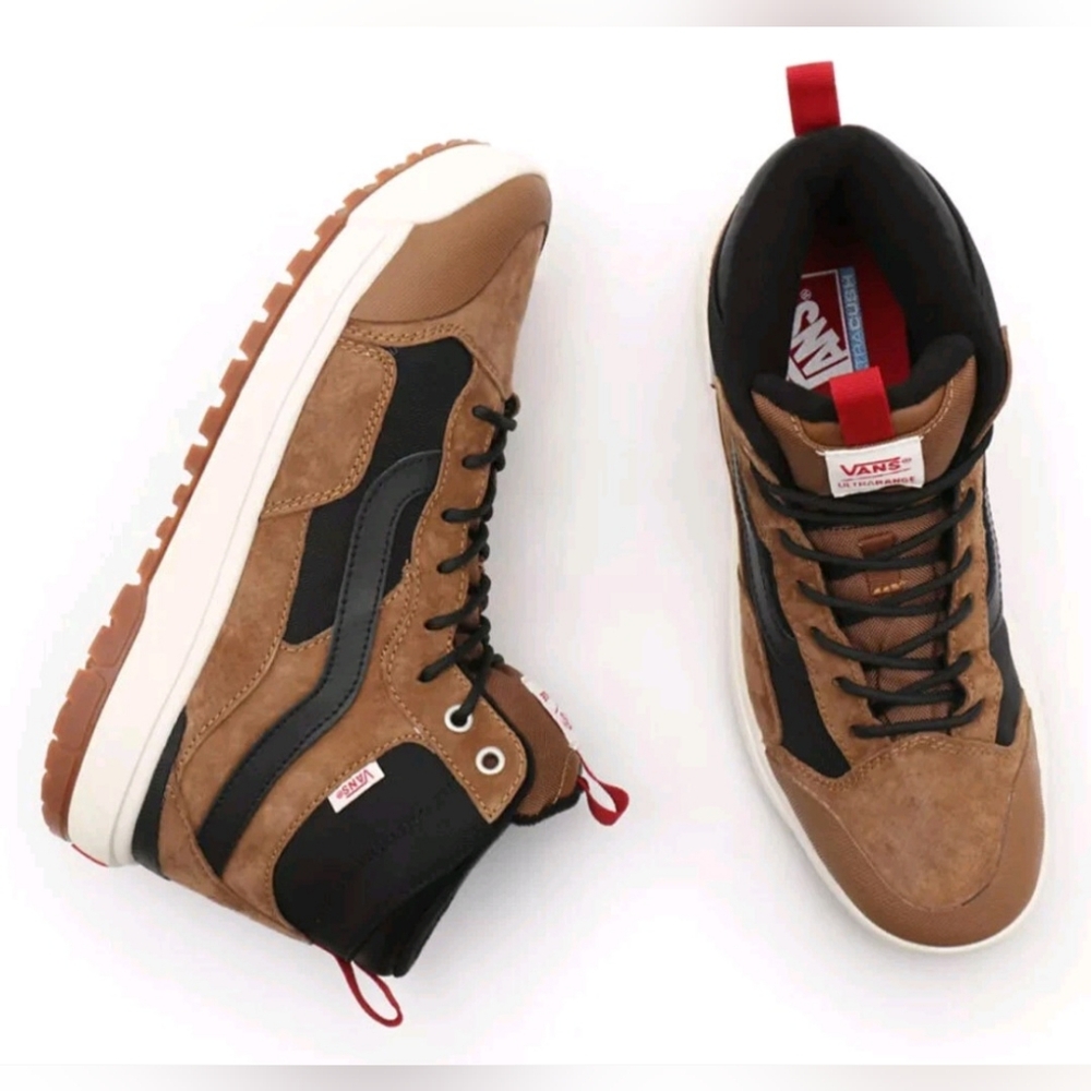 Vans UltraRange Exo Hi MTE-1 Boots Dachshund Brown Black Men Size 7 - Picture 2 of 10